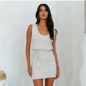 Hello Molly Parked Mini Knit Dress size M